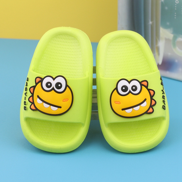 Boys' Baby Slippers, Indoor Slippers for Children Aged 1.5 Years, Non-Slip Slippers for 3-6 Year Old Girls, Cartoon Dinosaur Home Slippers — 2