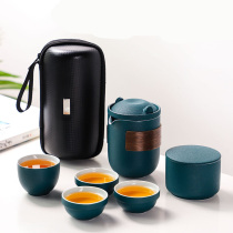 Single kung fu tea set 1 person portable travel tea set Small set portable outdoor Tea Cup Cup