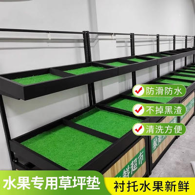 Artificial lawn carpet, artificial plastic turf, fruit mat, outdoor green white base rubber floor mat, artificial grass