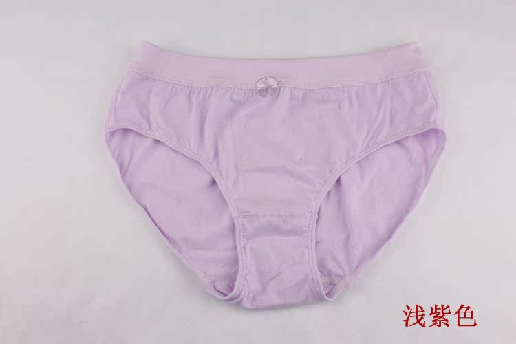 Sản phẩm mới huihui trung niên nữ cotton tam giác đồ lót cotton cao eo lỏng màu rắn 2 hộp quan lot nu dep