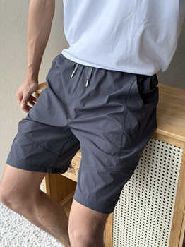 Casual men's shorts summer 2026 new loose straight trendy brand thin section sports versatile five-quarter pants men's pants