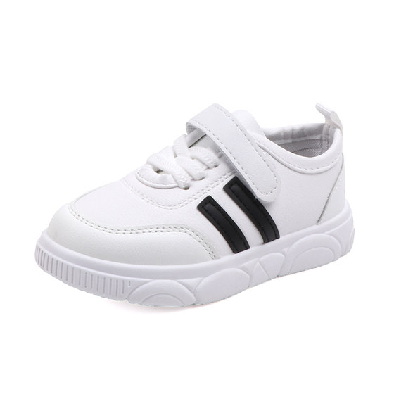 Children's white shoes, girls' shoes, boys' baby shoes, children's casual white shoes, 2021 spring and autumn new sports shoes