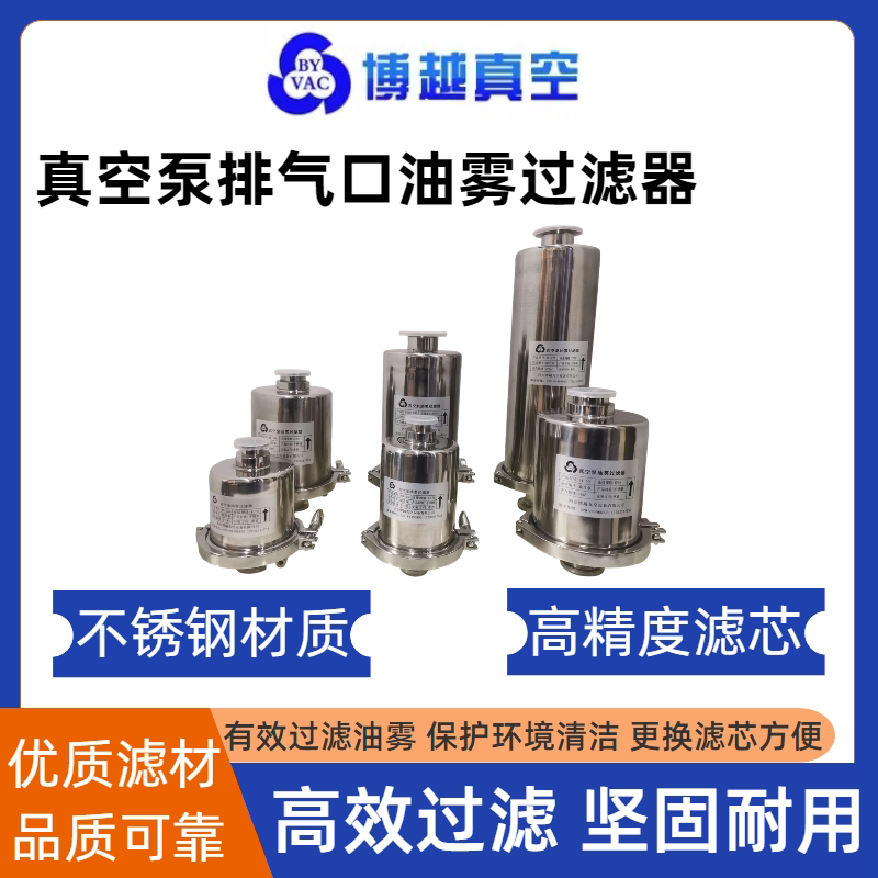 Laibao/Edehua/Youcheng Trp Feiyue Vrd Rotary Chip Vacuum Pump Exhaust Oil Mist Capture Filter Silencer