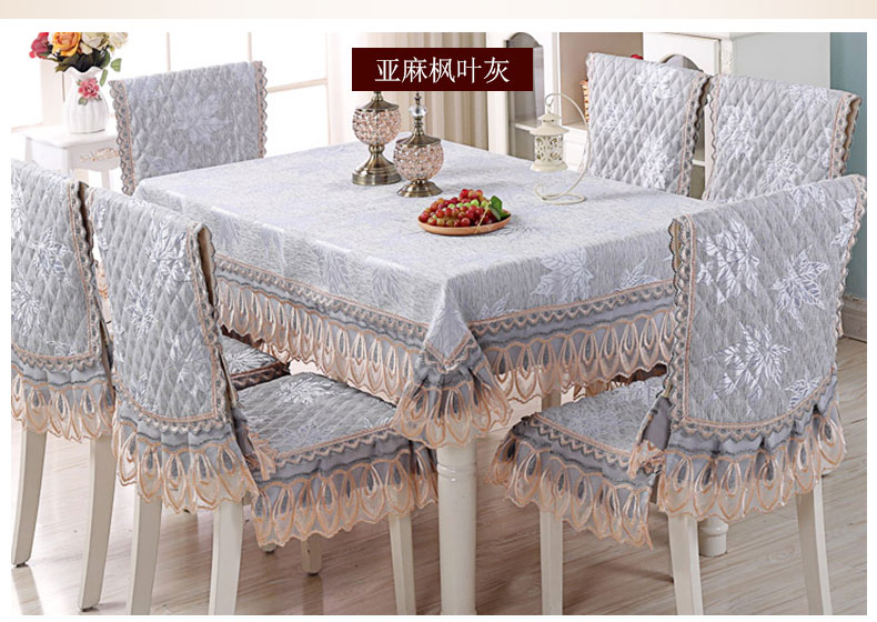 Khăn trải bàn bằng vải cotton và vải lanh Châu Âu khăn trải bàn sang trọng