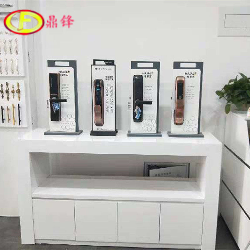 New customizable wooden paint experience table mobile phone experience table smart lock display table notebook paint counter