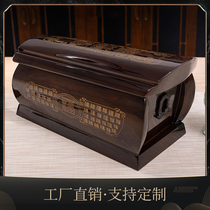 Coffin life wood custom fir wood migrating graves for male female small sunshine box picking bone wood pet large ash box