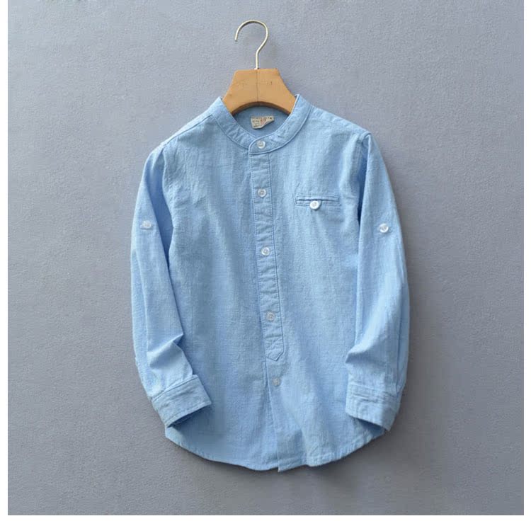 Chemise garcon à manche longue en lin - Ref 2074373 Image 17