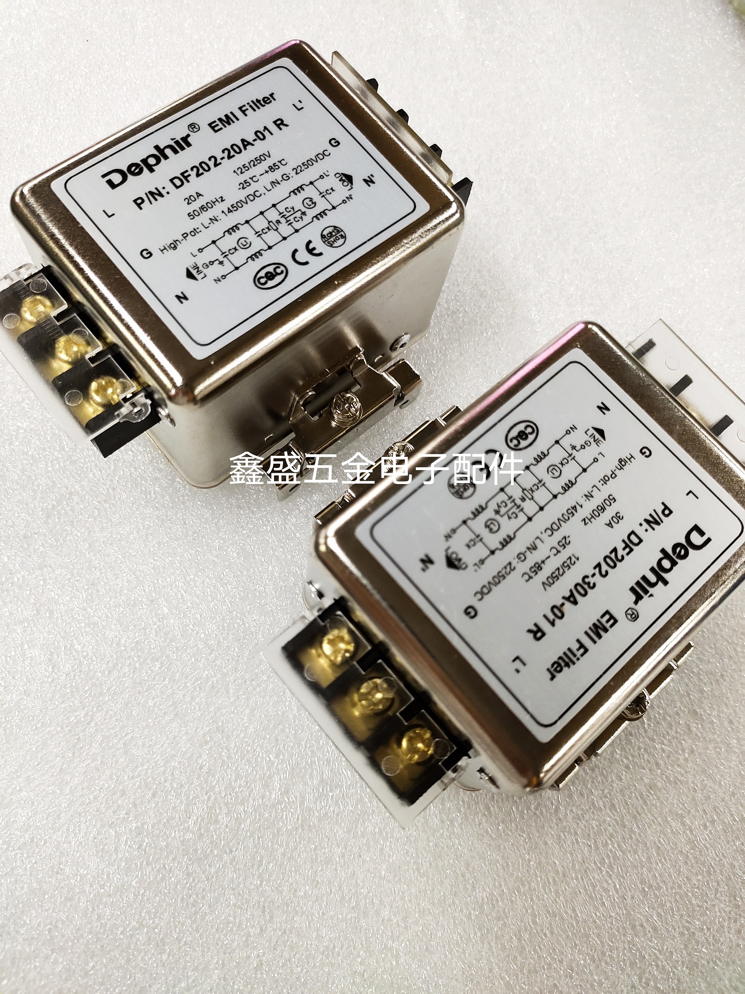 Dephir Power Filter 220v AC emi filter Power Purifier Anti-Interference Band Guide Terminal
