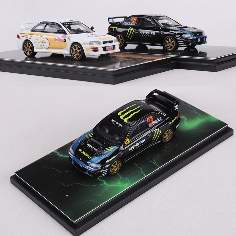 Fineworks 1:64 Subaru Wrc World Rally Championship Rally Car Model Collection Ornament