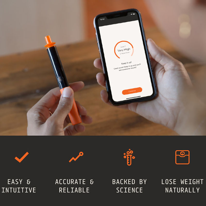 KEYTO Intelligent Suction Analyzer monitors body parameters in real time to provide dietary lifestyle advice