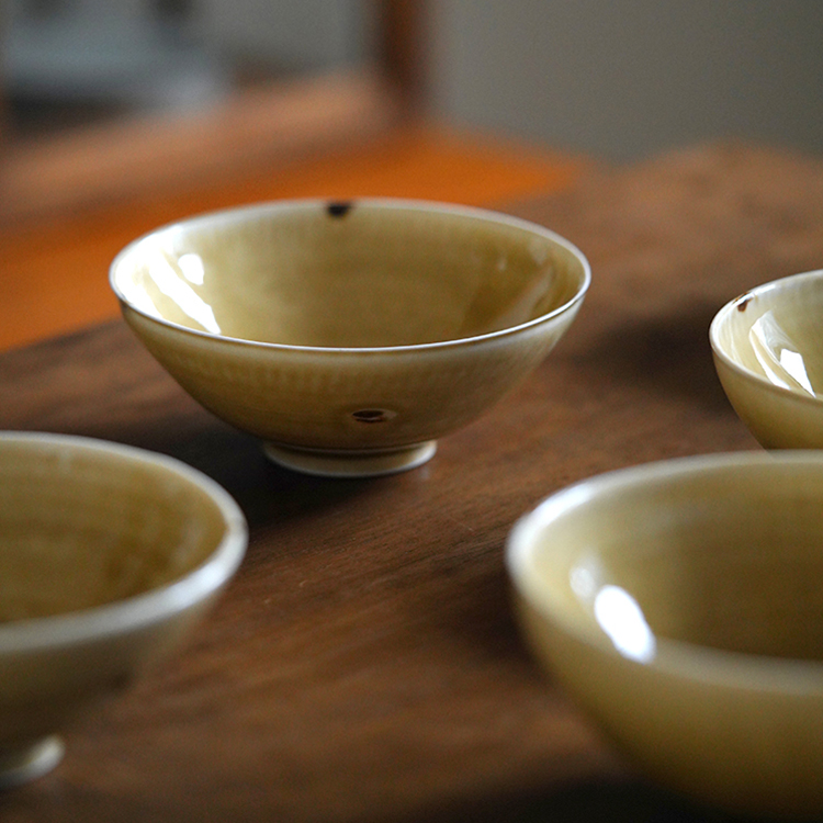 Idealism-ware] Grass Wood Grey Glaze Series Daily Utensils Tun