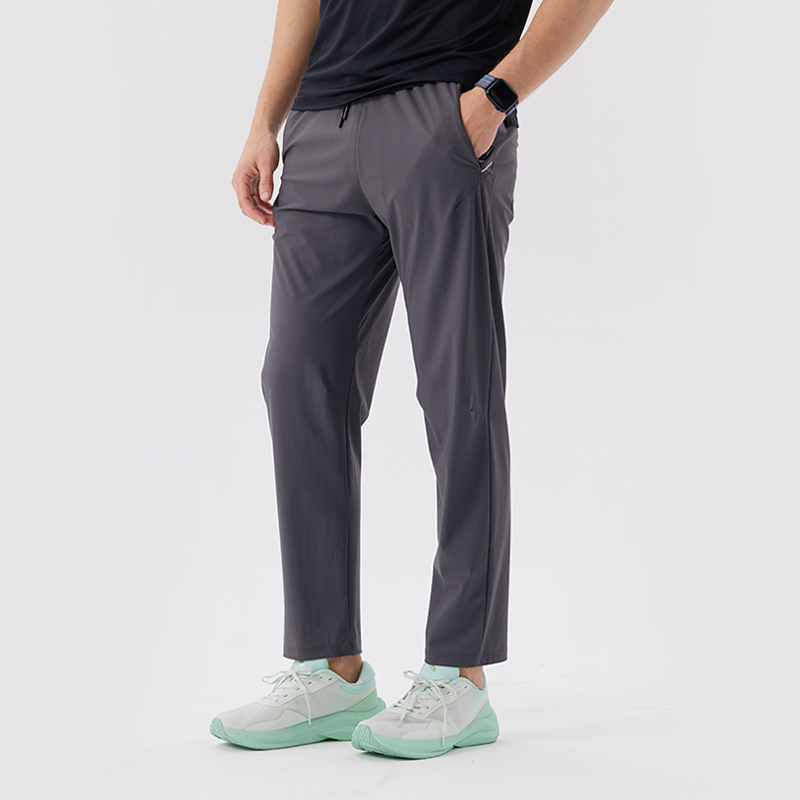 Liofro Sports Casual Quick-Drying Long Pants with Pockets, Zipper, Stretchy, Breathable, Loose Fit, Running, Fitness, Training Straight-Leg Pants Liofro Sports Casual Quick-Drying Long Pants with Pockets, Zipper, Stretchy, Breathable, Loose Fit, Running, Fitness, Training Straight-Leg Pants