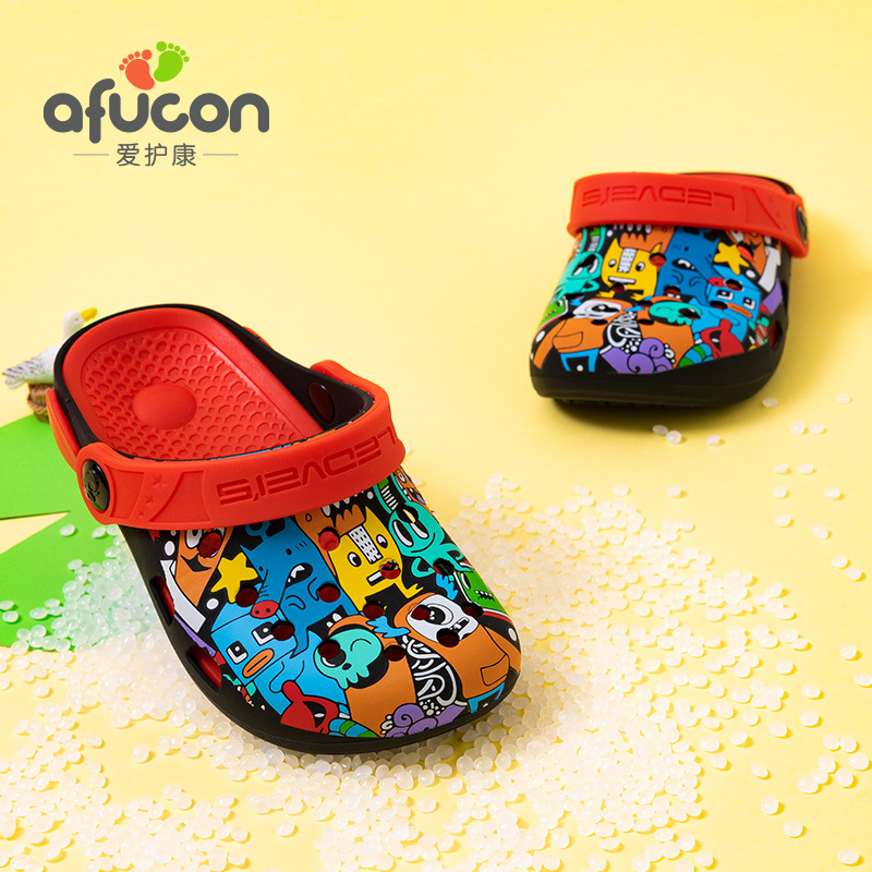 Aihukang Children's Slippers for Boys and Girls, Indoor and Outdoor Beach Cartoon Baby Soft-Soled Toddler Closed-Toe Silicone Clogs Aihukang Children's Slippers for Boys and Girls, Indoor and Outdoor Beach Cartoon Baby Soft-Soled Toddler Closed-Toe Silicone Clogs