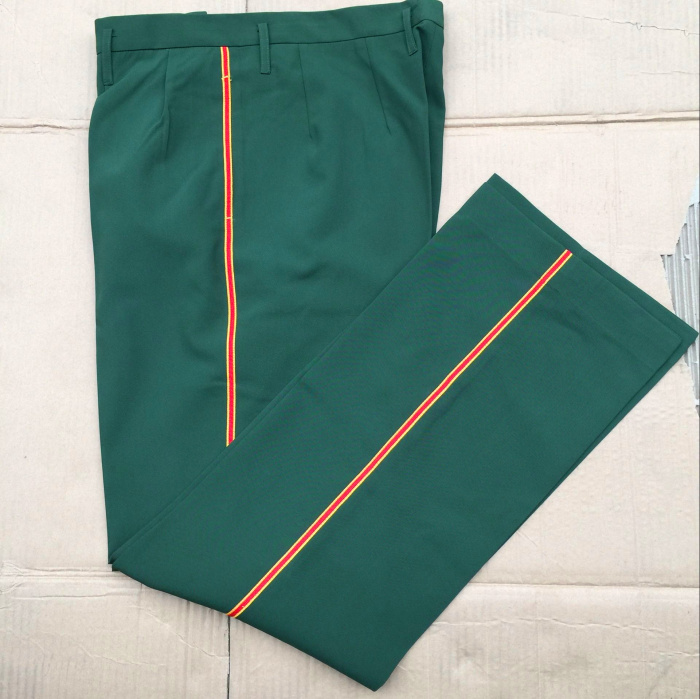 Old - style pants 92 - 1 polyester single pants Olive green working pants are not hot