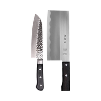 (Self-operated) Japans Kaiyin Guan Sunliu Chinese kitchen knife set stainless steel kitchen knife chefs home Santoku knife