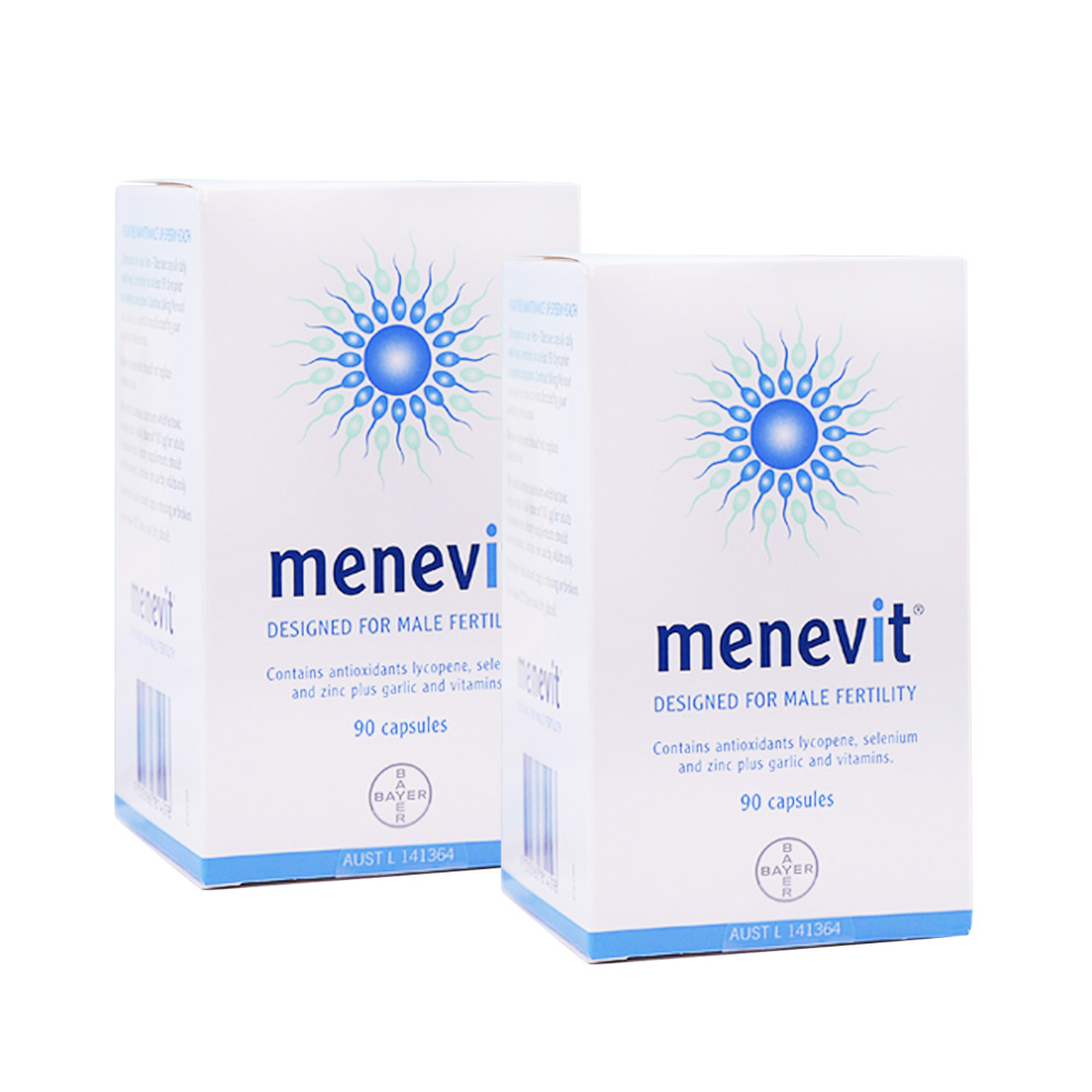 澳洲 爱乐维 Menevit 男士备孕胶囊 90粒*2瓶 提高精子质量 图1