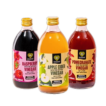 (Self-operated) VEGAANA Concentrated Puree Apple Cider Vinegar Pomegranate Vinegar Raspberry Vinegar Combination 0 additions
