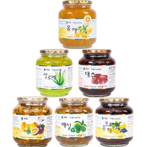 (Self-operated) South Korea imported Quannan Mandarin Orange Passion Fruit Honey Pomelo Tea 1kg*2 for easy brewing of fruit tea