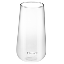 (Self-operated) glass beer cup coffee milk soy milk drink juice tea cup with straw large capacity