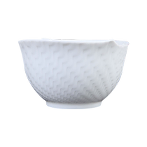 German MEISSEN Meissen porcelain embossed tea cup water cup ceramic smoke wave refreshing pavilion wave European style
