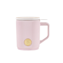 (Self-operated) COSTA mug coffee cup with lid water cup office cup tea water separation tea cup ceramic