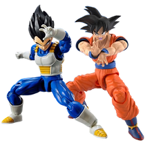 (Self-operated) Bandai Dragon Ball figures assembled model FRS Son Goku Vegeta NEW black hair new version
