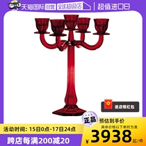 (Self-operated) NACHTMANN German crystal candlelight dinner candle 5-seat candlestick red candlestick scented candle