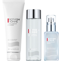 (Self-operated) Biotherm Mens New Brightening Series Three-piece Set (Cleansing Water Essence)