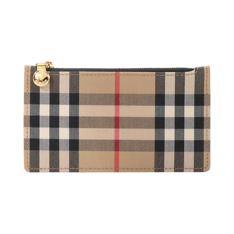 [Direct operating] Burberry Berboli women's fabric with pickup card bag clip purse 80356231