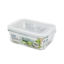 (Self-operated) Glasslock heat-resistant tempered glass crisper separated microwave lunch box for office workers