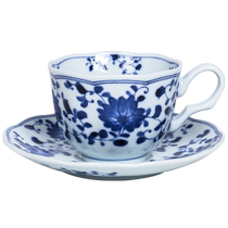 (Self-employed) Japan Import Blue Hall Ceramics Coffee Cup Glazed Down the Afternoon Tea With Saucepan Cups Coffee Cup Sunday Style