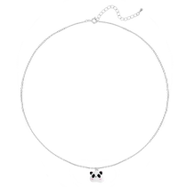 (Self-operated) OSEWAYA Necklace Panda Clavicle Chain Heart Animal Pendant Niche Design Neck Accessory Chinese Valentines Day Gift