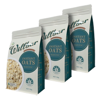 (self-employed) wilbar Australian original imported oatmeal Wheat Flakes Nutritional Breakfast Ready-to-eat Bagged 750g3 Bagged