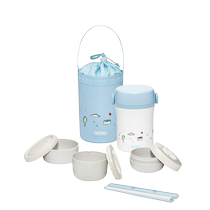 (Self-Employed) Catering Winger Child Multilayer Insulated Lunch Box Vacuum Stainless Steel Insulated Barrel Lunchbox Day-Style Portable