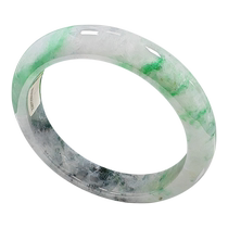 (Self-operated) Qianyu Picking Up Burmese natural A-grade jadeite ice-smooth and spicy sun-green floating ink painting delicate bracelet
