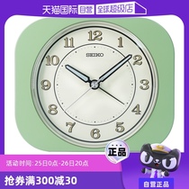 (Self-operated) New SEIKO Seiko small alarm clock snooze alarm luminous night light desktop electronic clock
