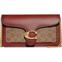 (Self-operated) COACH classic printed chain calfskin shoulder crossbody clutch CE774B4NQ4