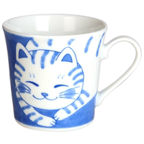(Self-operated) Mino Ware Japanese imported mug cat ceramic cup breakfast water cup tea cup coffee cup