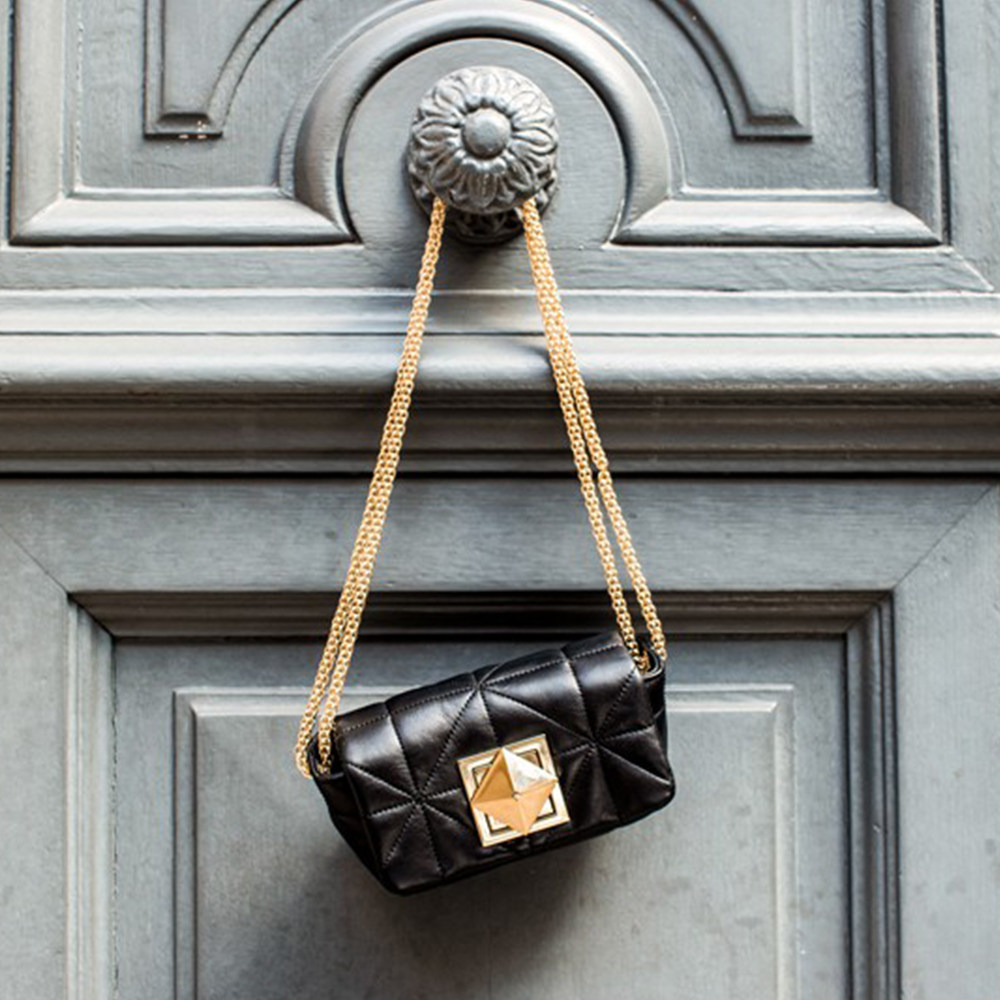 0点限1小时 SoniaRykiel 桑丽姬 LeCopain 羊皮小号挎包 多重优惠折后¥642包邮包税 88VIP还可95折