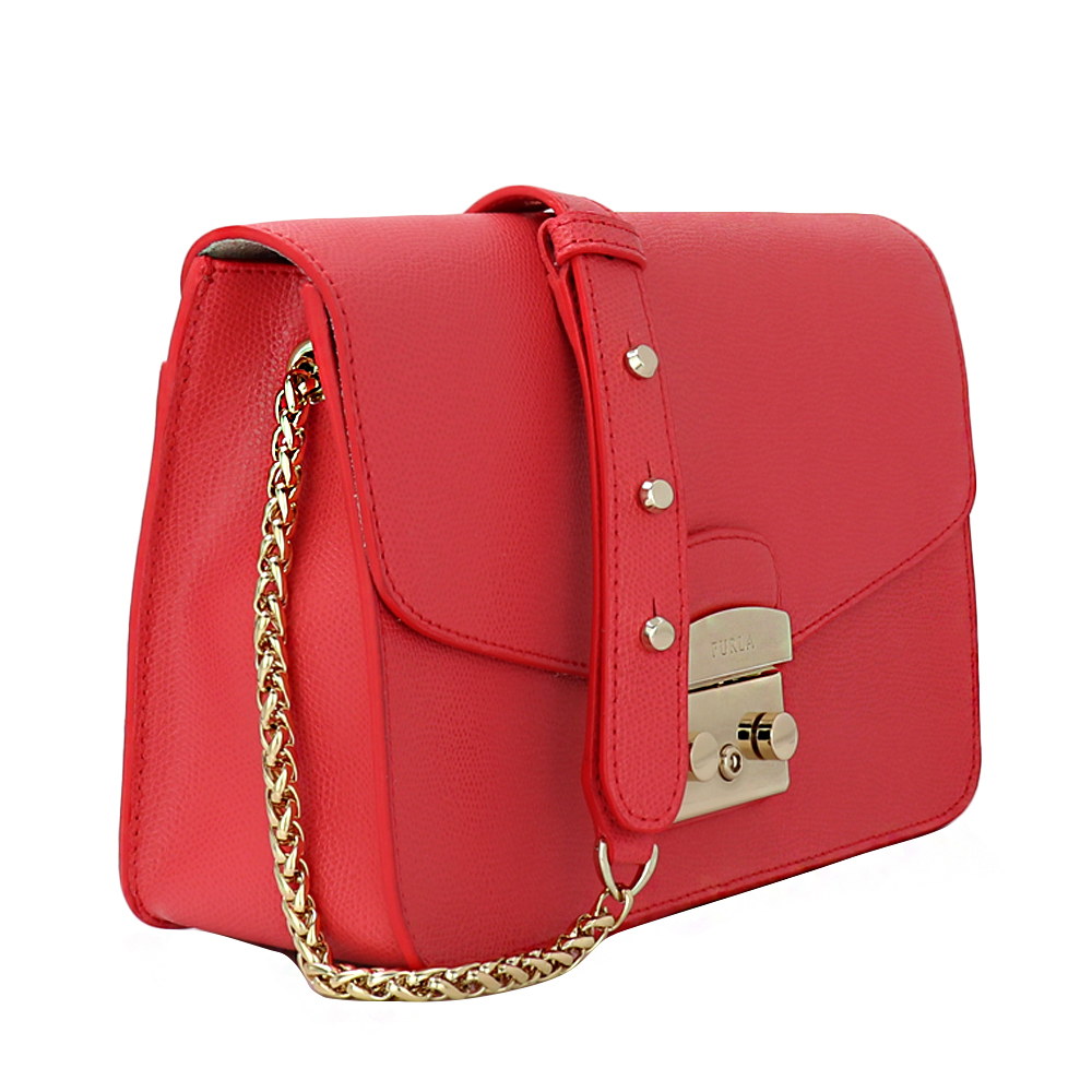 Direct Furla Imported Fula Metropolis Cowhide Chain Shoulder Direct Furla Imported Fula Metropolis Cowhide Chain Shoulder