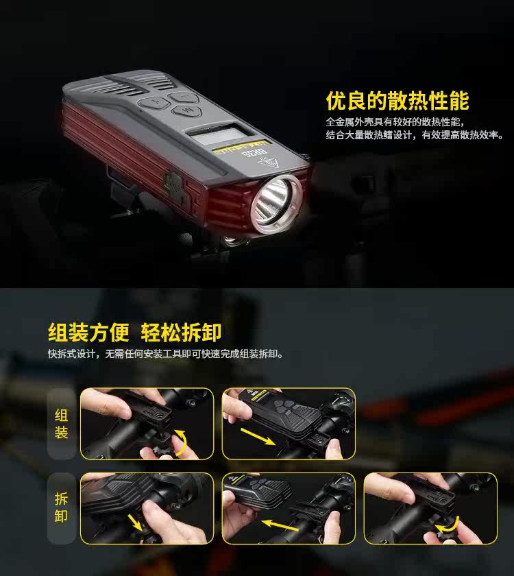 Nitecore Knight Corbac BR35 ближнего и дальнего света бифокальный Источник USB прямое обвинение на открытом воздухе верховая езда свет велосипед свет nitecore/奈特科尔 
