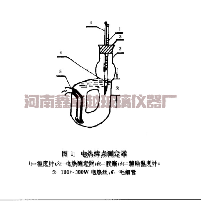 电热熔点测定器结晶点测定装置B型测定管  硫化促进试验法
