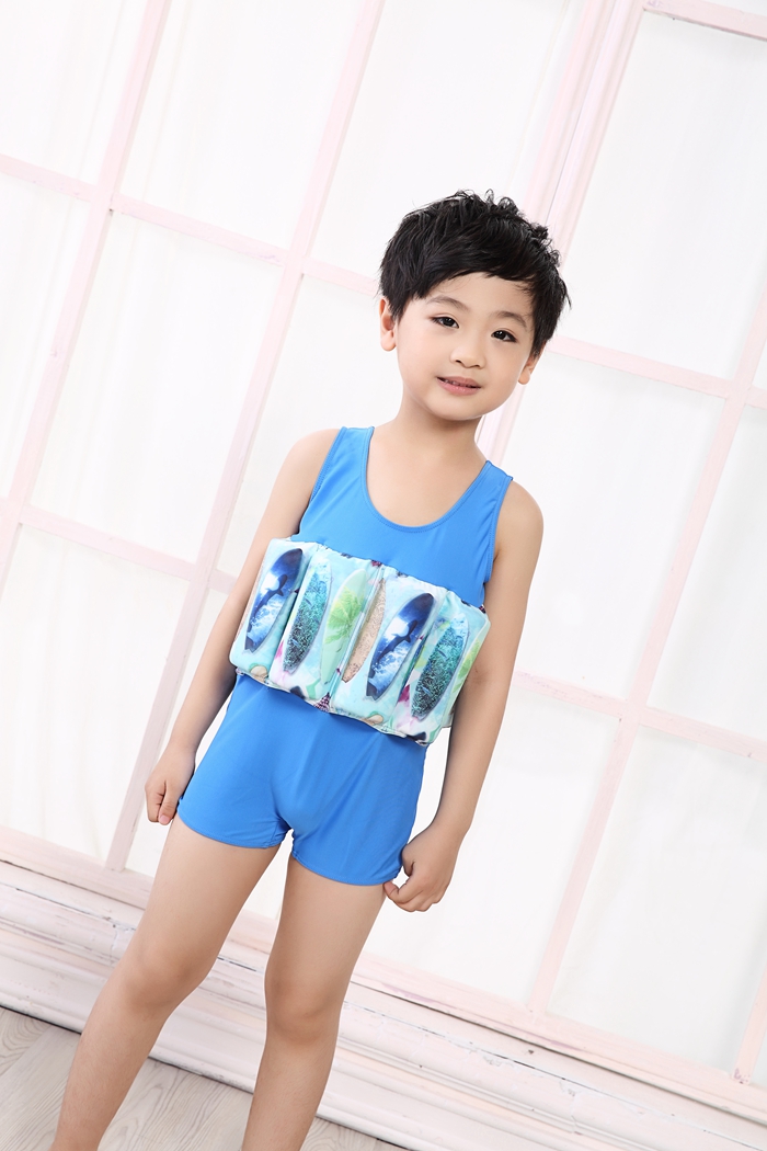 Trẻ em nổi áo tắm vest trẻ sơ sinh bé áo tắm dính liền nổi cậu bé và cô gái học bơi áo phao đồ bơi trẻ em nữ