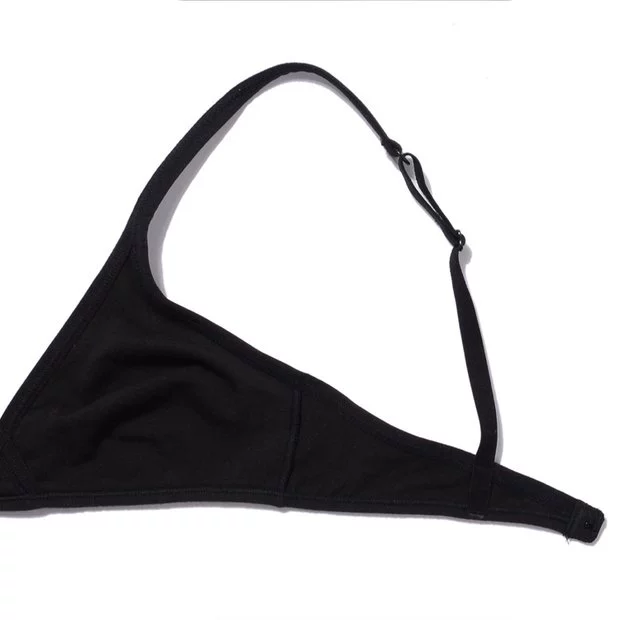 Châu Âu và Mỹ tam giác gợi cảm bikini bikini siêu mỏng phụ nữ và cô gái áo ngực cotton thoáng khí không có vòng thép hình chữ V đồ lót