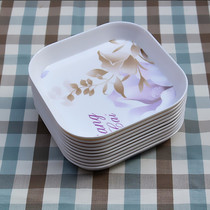 Fruit plate nutshell basin household table bone plate garbage sorting plate Fishbone snack candy plastic dried fruit plate
