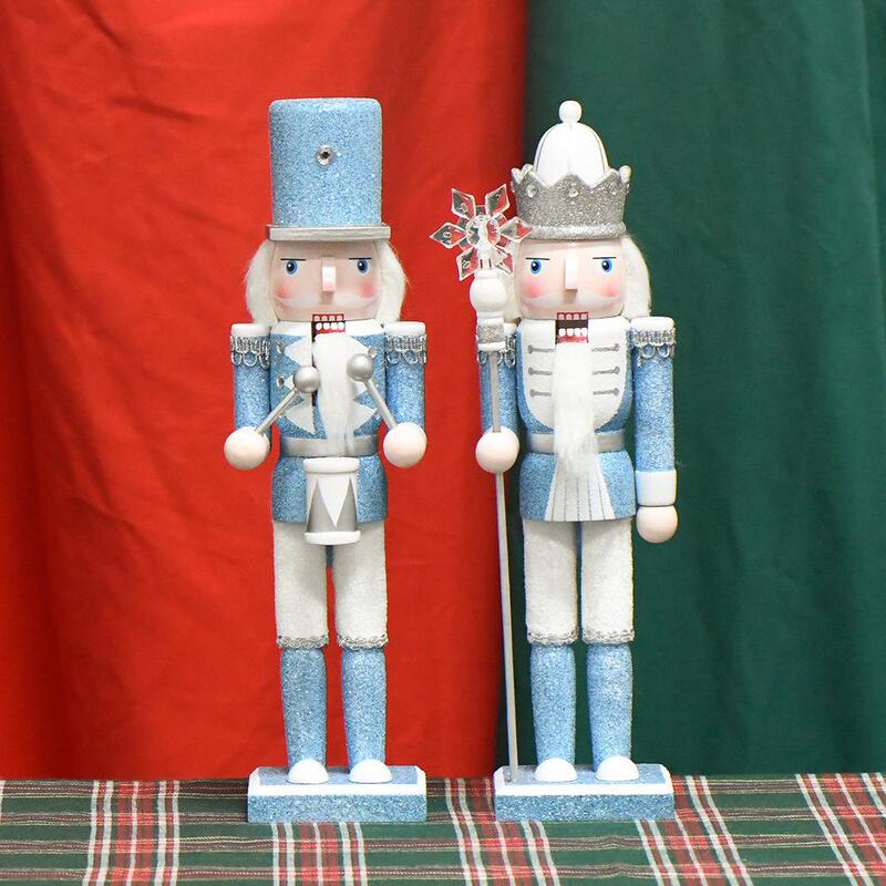 30cm Nutcracker Doll Tin Soldier Ornament Russian Christmas Crafts Wooden Decoration Gift 30cm Nutcracker Doll Tin Soldier Ornament Russian Christmas Crafts Wooden Decoration Gift
