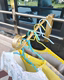 Balcony railing clothes hanger window frame stainless steel clothes drying rack anti-theft net hook guardrail flower tray hanger storage