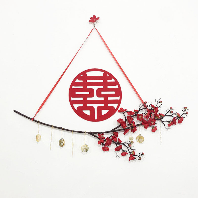 Xizi new house decoration wedding room decoration set wedding women's living room wedding supplies handmade aesthetic hanging ornaments