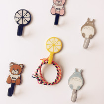 High-grade stainless steel porcelain strong viscose adhesive hook kitchen unscented door rear adhesive hook cute wall nail-free hook