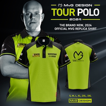 Winmau Weimar 2024 modèles MVG Van Goven darts suit respirant rapide sèche courte manches POLO chemise